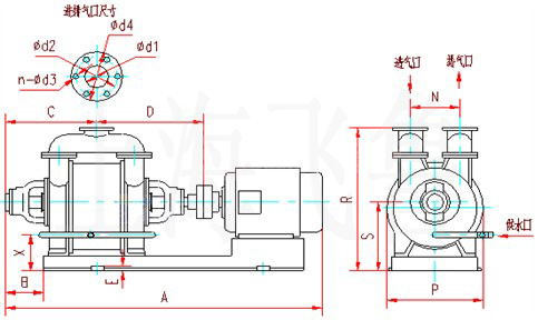 SK-6��SK-12��SK-20��SK-30��SK��42ˮ�hʽ��ձü����s�C���μ����b�ߴ�D